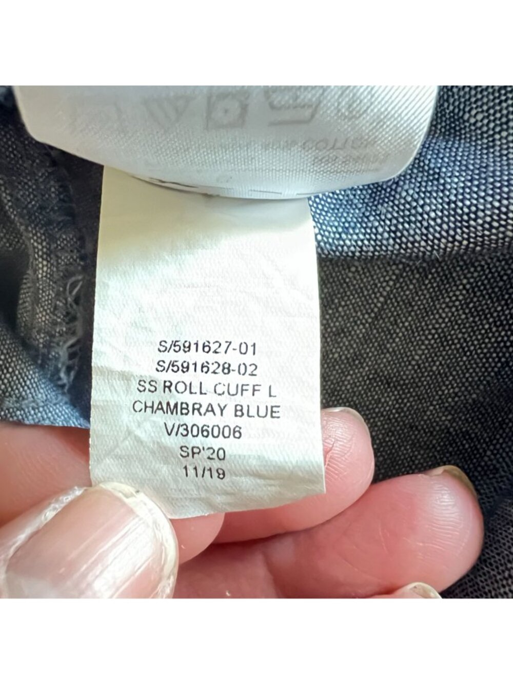 Banana Republic Linen Womens Sz 0 Shirt Dress Chambray Coastal Preppy Old Money - Picture 10 of 12